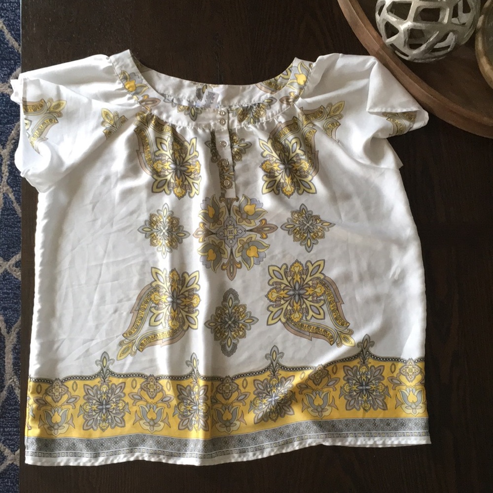 🌼3 for $12 Silky Oversized Smock Shirt
